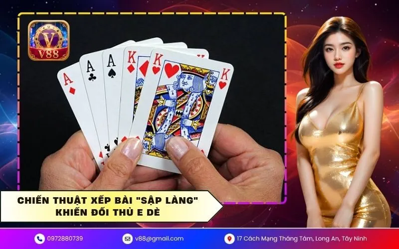Chiến thuật xếp bài sập làng khiến đối thủ e dè