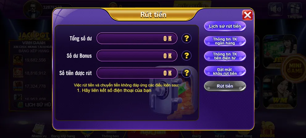rút tiền V88