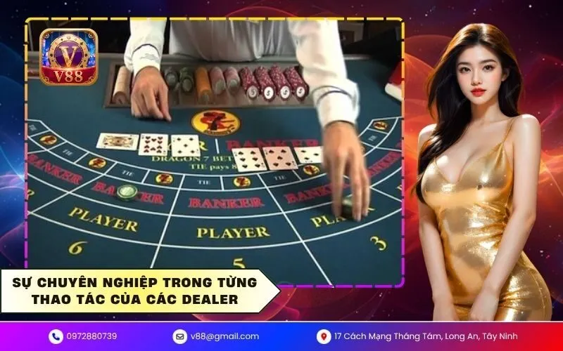 Sự chuyên nghiệp trong từng thao tác của các Dealer