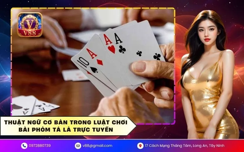 Thuật ngữ cơ bản trong luật chơi bài phỏm tá lả trực tuyến