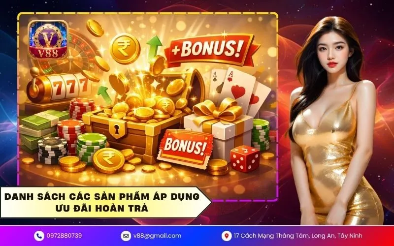 Danh sách các sản phẩm áp dụng ưu đãi hoàn trả