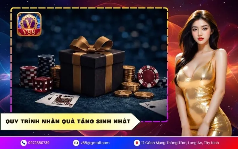 Quy trình nhận quà tặng sinh nhật
