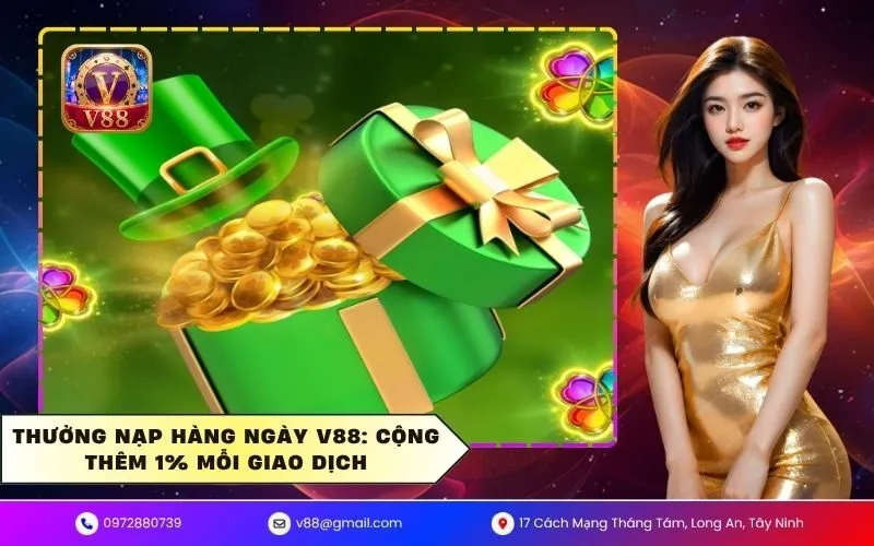 Thưởng Nạp Hàng Ngày V88