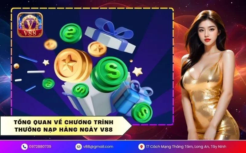 Tổng quan về chương trình thưởng nạp hàng ngày V88